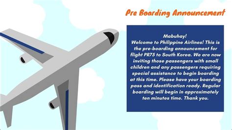 philippine airlines welcome announcement script|Voice Over Scripts For Airline and Airport .